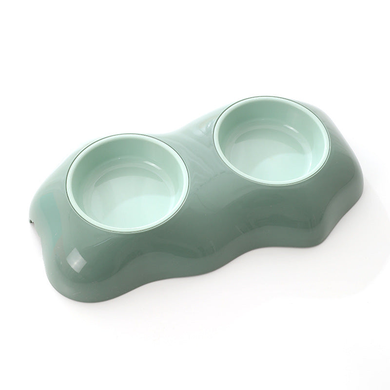 Double Dog Bowls Pet Water And Food Bowls Preventing Overturning Pet Feeder Bowls For Puppy Pet Supplies Accessories Pet Product Pets Fashion