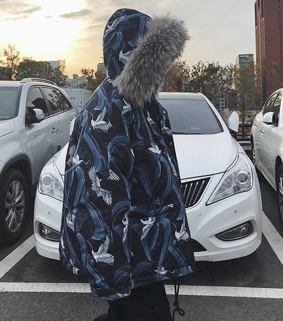 Men's Winter Thick Fur Collar Bread Jacket (Trendy Style) Pi-Mart