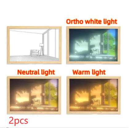 Illuminated Picture LED PearlNestDecor.com