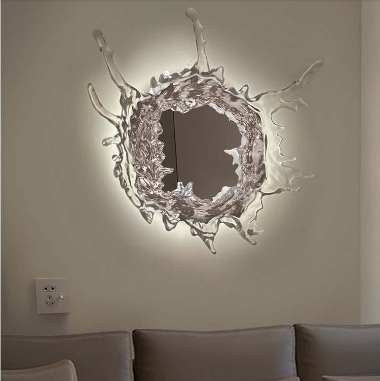 Creative Water Spray Vanity Mirror Wall Lamp PearlNestDecor.com