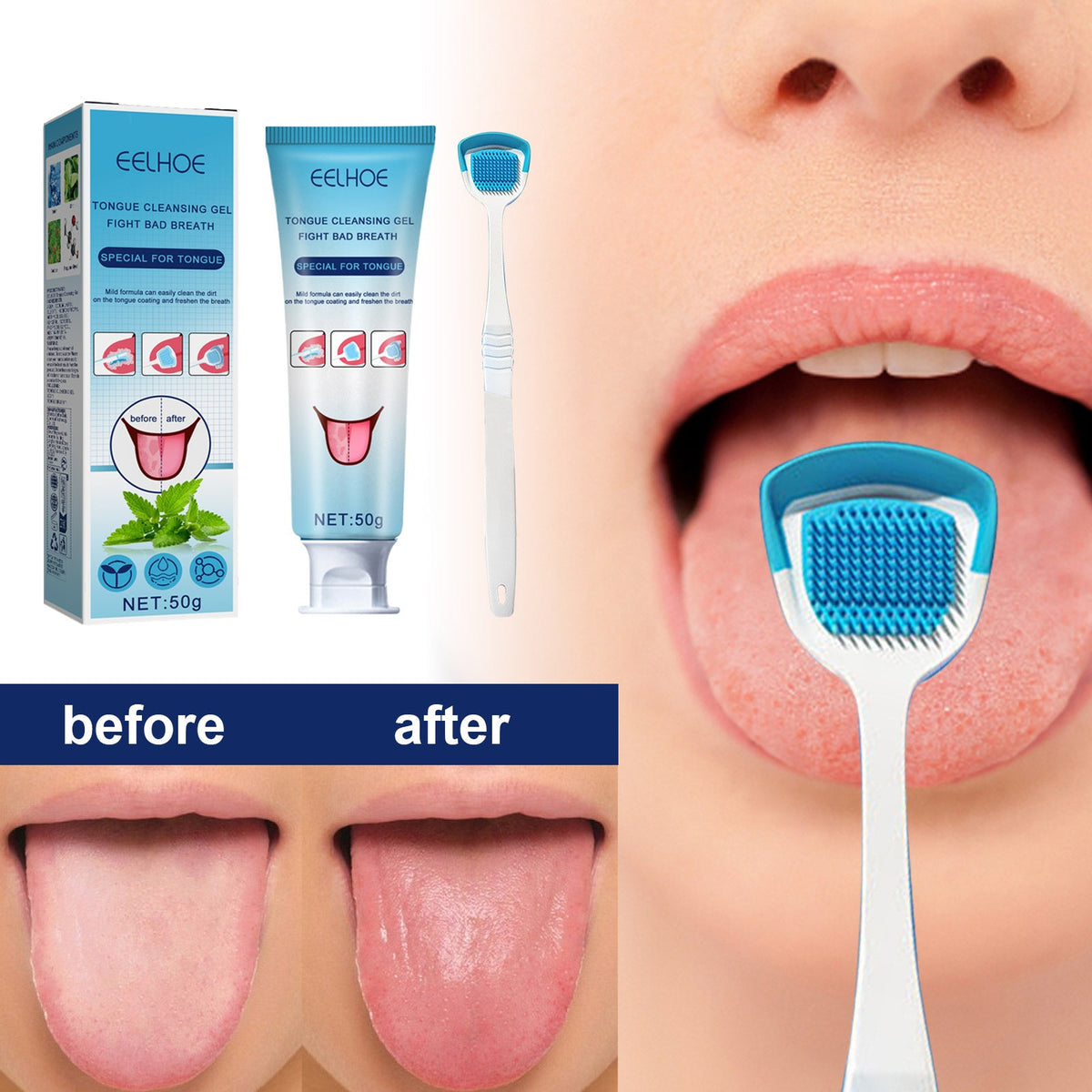 Oral Cleansing Gel 50g-box Tri Light Beauty
