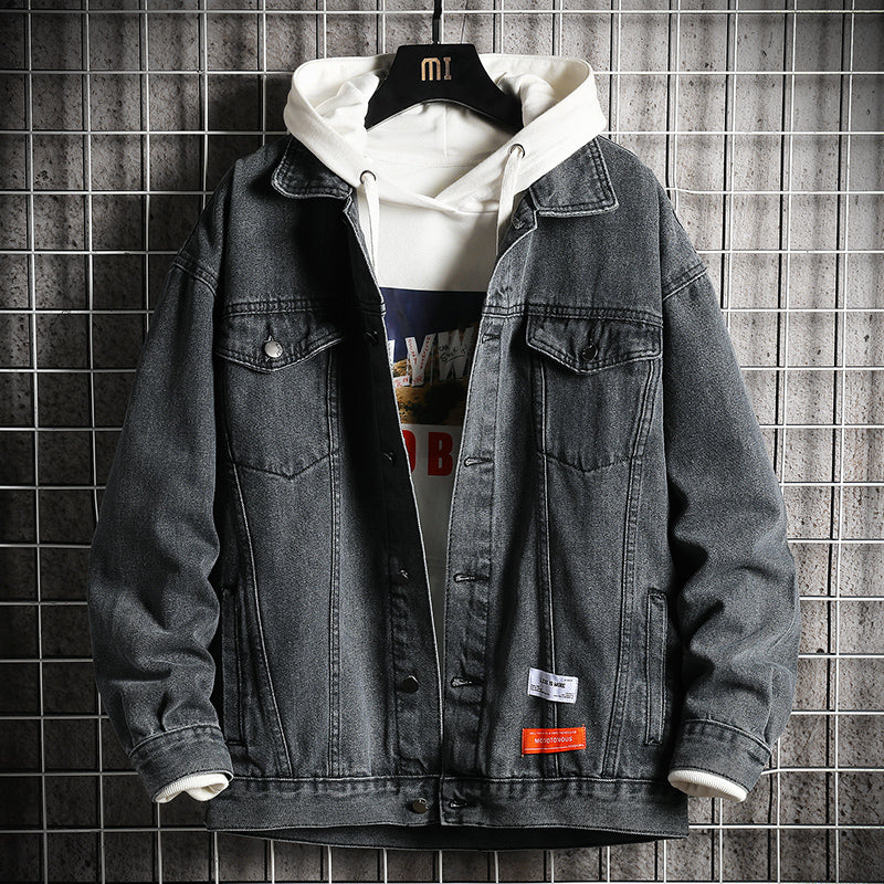 Men's Casual Denim Jacket Pi-Mart
