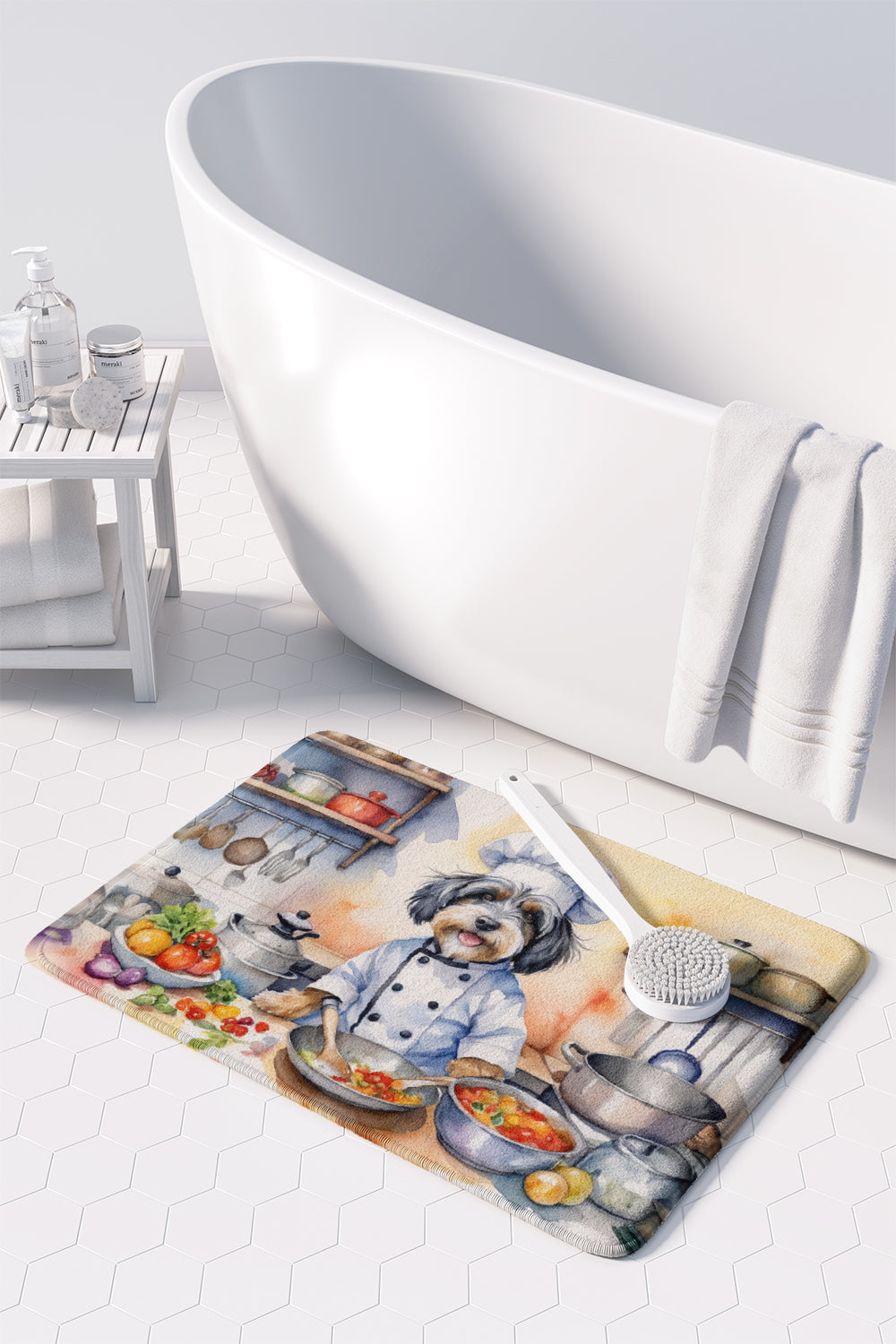 Tibetan Terrier The Chef Memory Foam Kitchen Mat LuxuryLifeWay Online Store