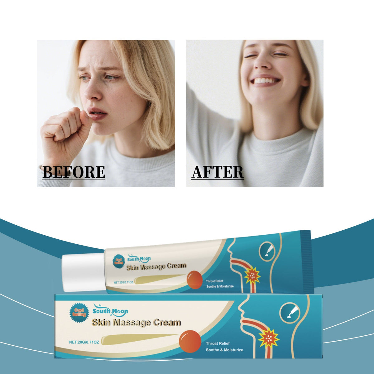 Mild, Nourishing, Caring, Comfortable, Externally Applied Gel, Oral Soothing Gel 20g, 1 Box Tri Light Beauty