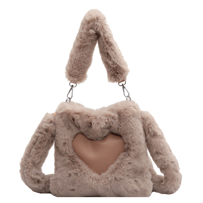 Plush Love Shoulder Tote NorixaFashion.com