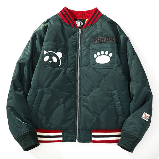 Men's Cotton Coat Embroidery Cartoon Indian Couple Cotton Coat CJD