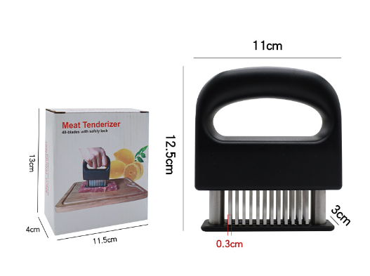 48 Blades Stainless Steel Meat Tenderizer Hammer (One Set) Best YouTube Store