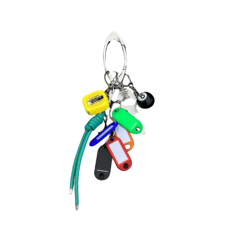 Fashion Personality Multi-element Pendant Keychain LadyShow.Store