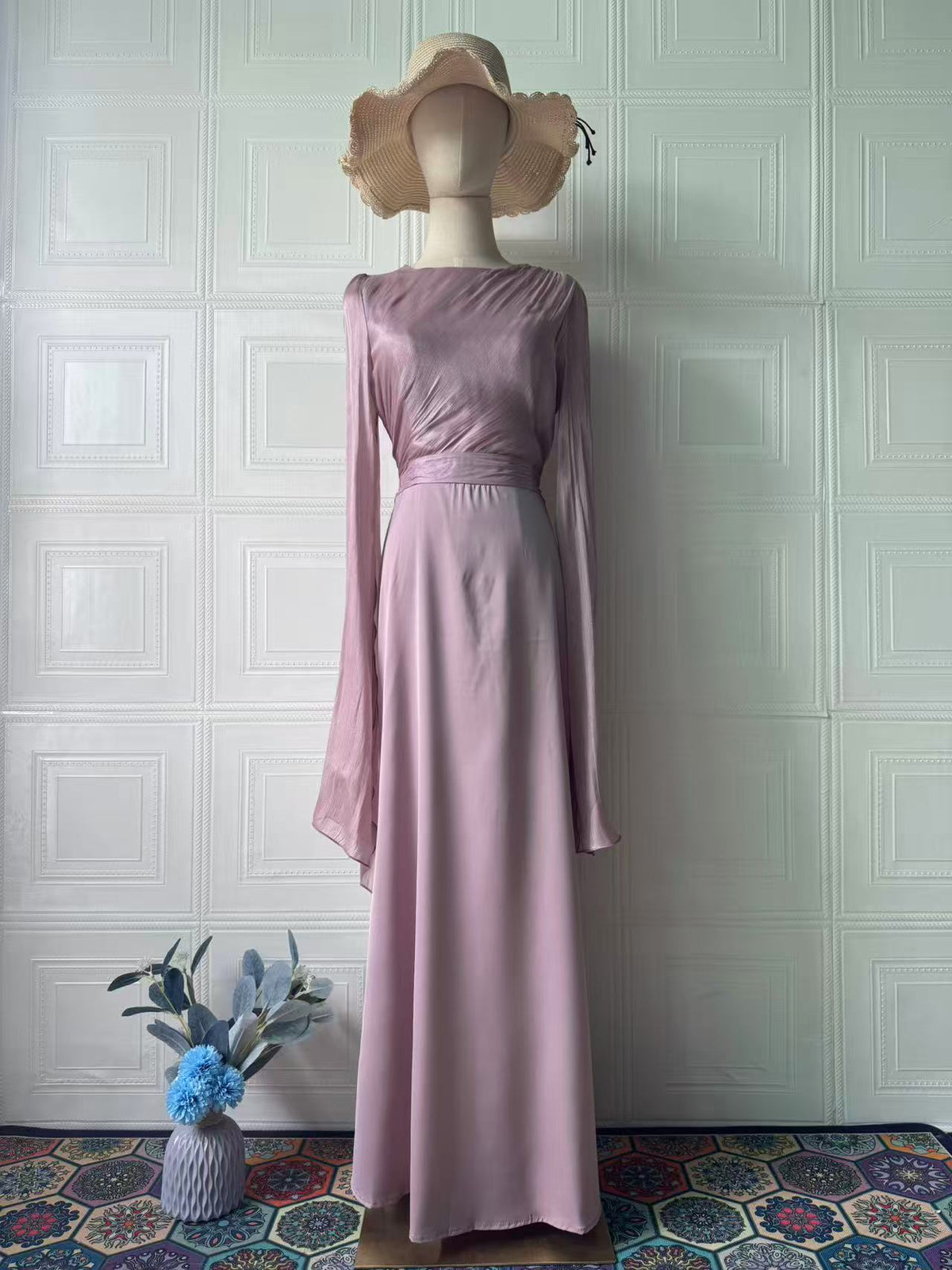 Polyester Long Sleeve Dress Dress Women NorixaFashion.com