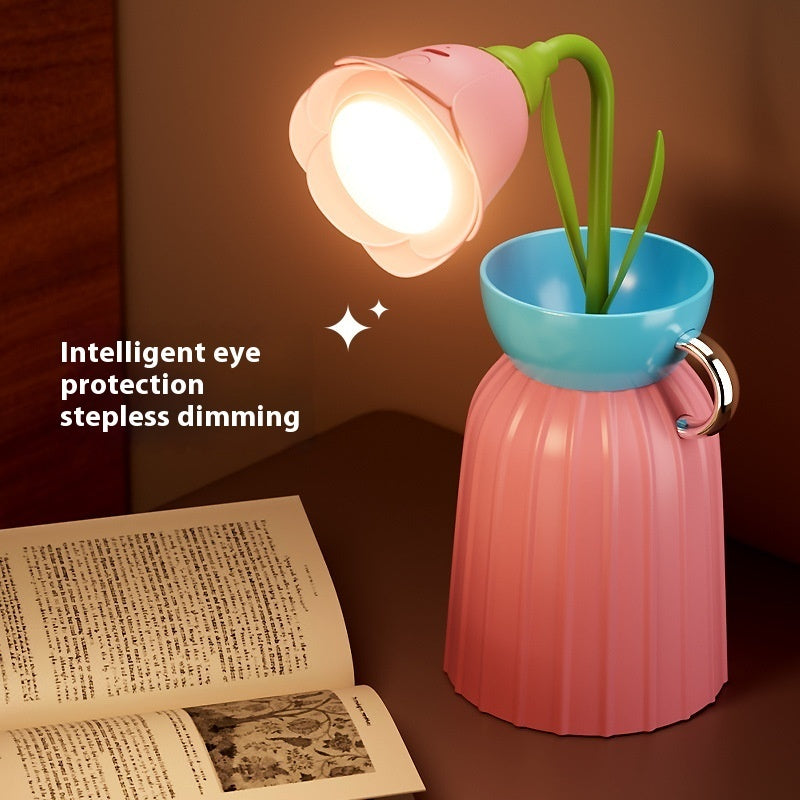 Rose Flower Ambience Lamp PearlNestDecor.com