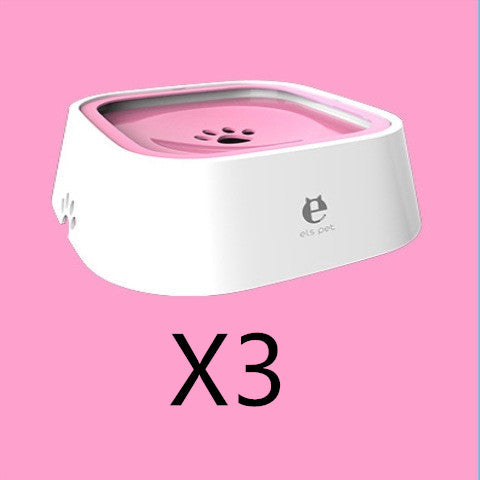 1.5L Cat Dog Water Bowl Carried Floating Bowl Anti-Overflow Slow Water Feeder Dispenser Pet Fountain ABS&PP Dog Supplies Pets Fashion