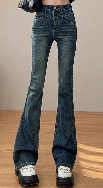 Women's Cotton Denim Pants Pi-Mart
