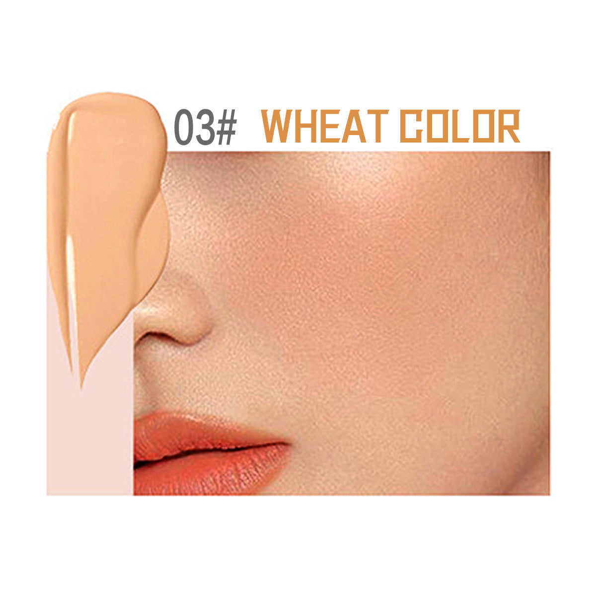 Wheat Liquid Foundation Concealer Lasting Makeup CJD2
