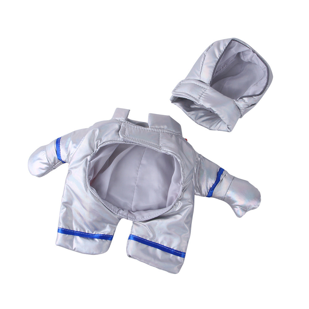 Pet Turned Dog Funny Dress Up Space Suit Stand Halloween Pet Dress Clothes Pets Fashion