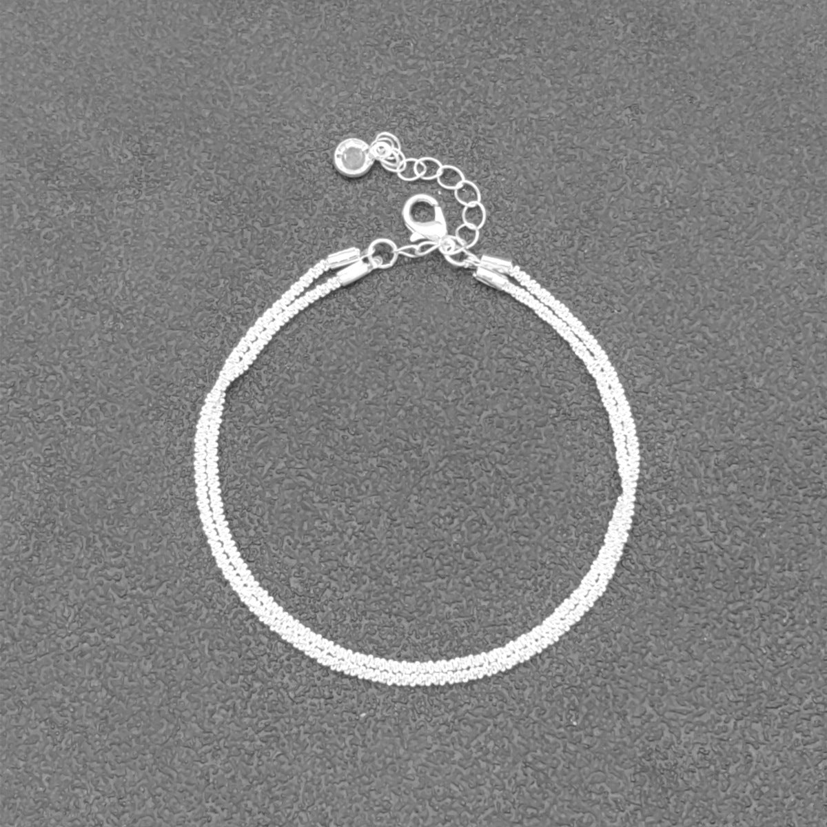 Fashion Trend Sparkling Foot Ornaments Double Layer Pi-Mart