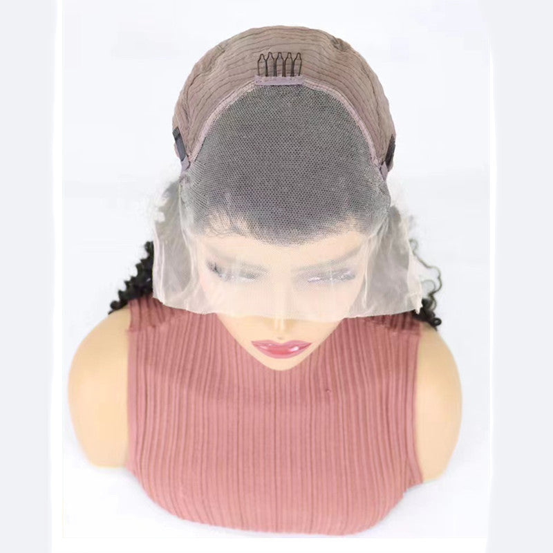 Simple Solid Color Half Lace Hair Cover Human Wigs LuxuryLifeWay Online Store