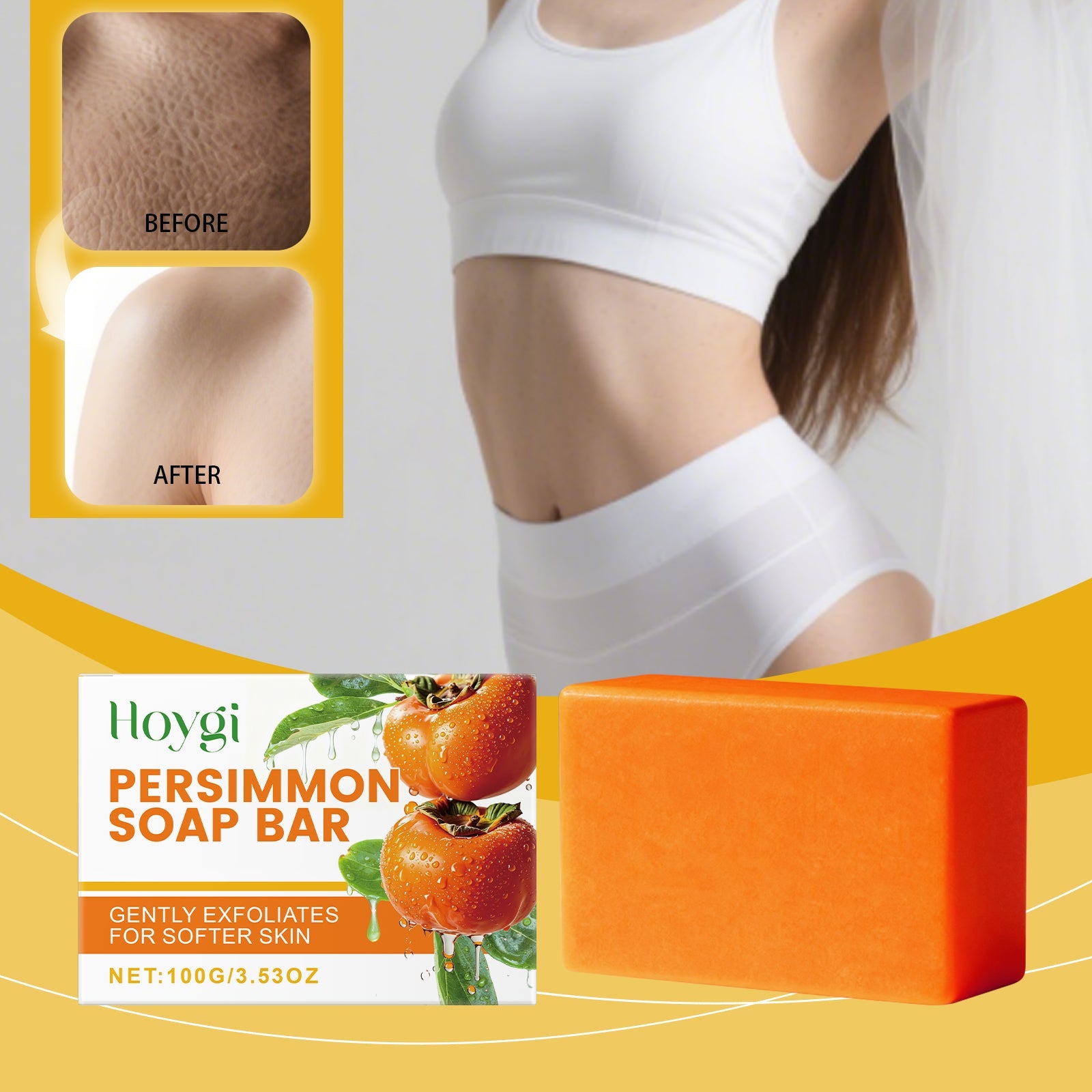 Persimmon Moisturizing Bath Soap Tri Light Beauty