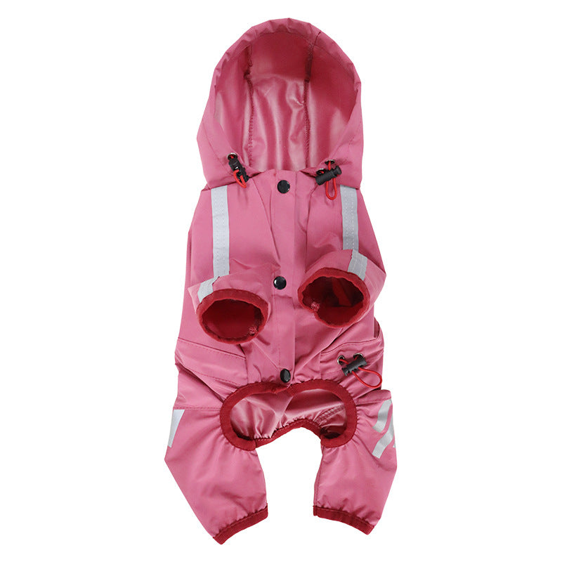 Dog Raincoat Full Package Four Feet Waterproof Rain Cape Pet Products Pets Fashion