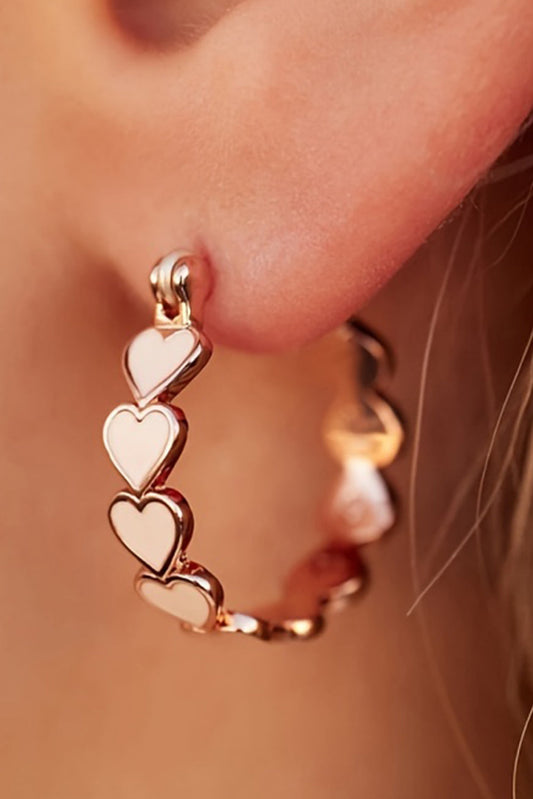 Heart Shape Small Hook Earrings LuxuryLifeWay Online Store