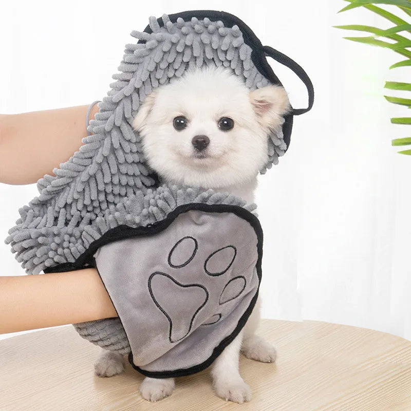 Absorbent Dog Towel, Microfiber Quick Drying Towel Machine Washable With Hand Pockets Pet Towel For Medium Large Dog Super Absorbent Pet Towel Quickly Dry Your Dog Or Cat After Bath Time Pets Fashion
