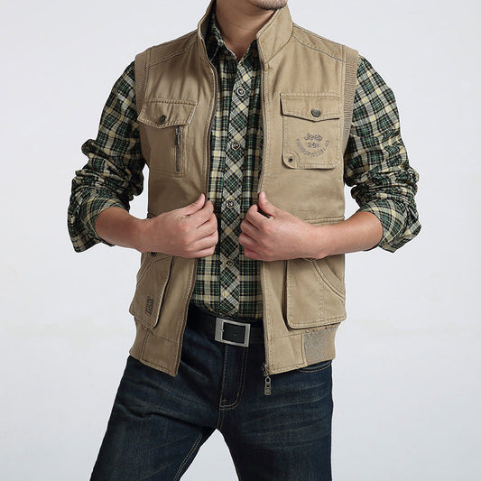 Double-sided Waistcoat Waistcoat Custom Vest Men's Clothing Best YouTube Store