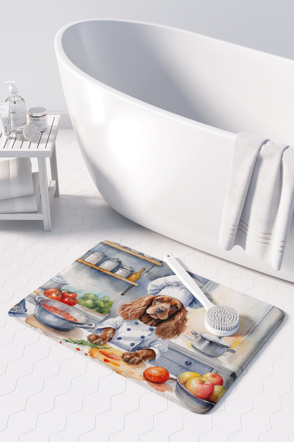 Cocker Spaniel The Chef Memory Foam Kitchen Mat LuxuryLifeWay Online Store