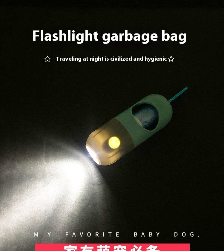 Led Light Pet Waste Bag Dispenser For Dogs Cats Dog Poop Scooper Bags Waste Bags Holder Dispensers Pet Clean Accessories Pets Fashion