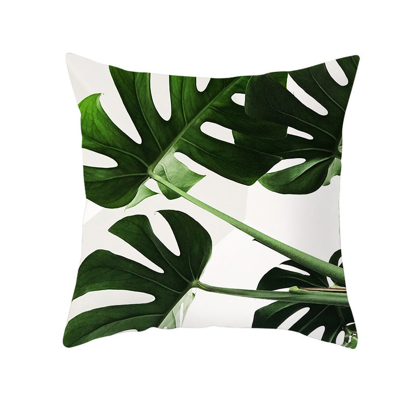 Tropical Plants Pillowcase Decor PearlNestDecor.com