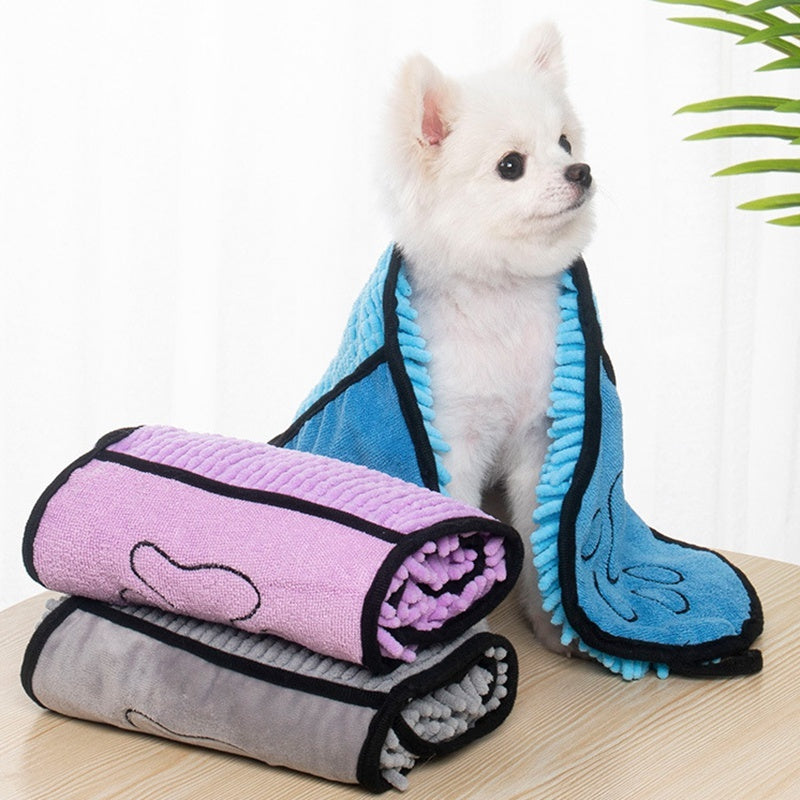 Super Absorbent Pet Bath Towel Pets Fashion