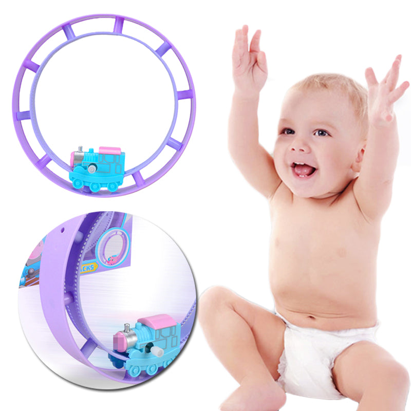 New Cartoon Chain Train Track Wind-Up Lollipop Toy LuxuryLifeWay Online Store
