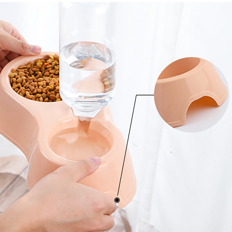 Pets Automatic Drinking Water Double Bowl Pets Fashion