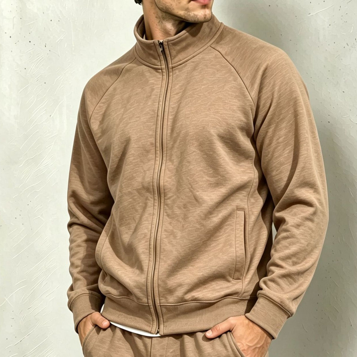 Men's Polyester Zip Up Hoodie, Spring Fall Casual Jacket, European American Style Men Top, 2026 New Arrival NorixaFashion.com