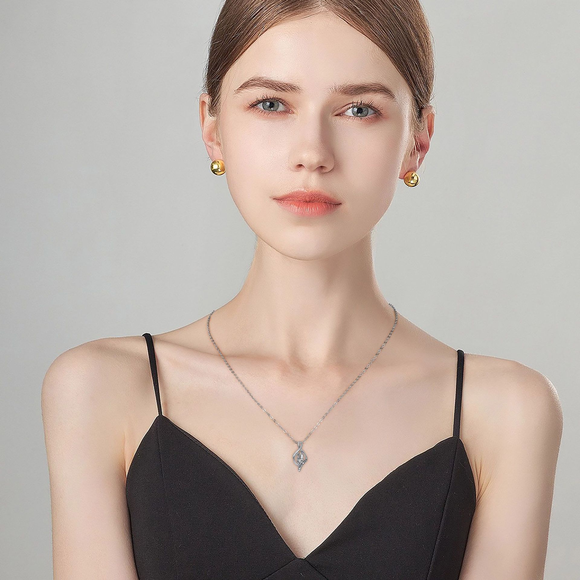 Father And Daughter Pendant Necklace Father's Day Gift LuxuryLifeWay Online Store