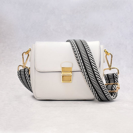 Tiny Leather Handbag -White (Option 2) LadyShow.Store
