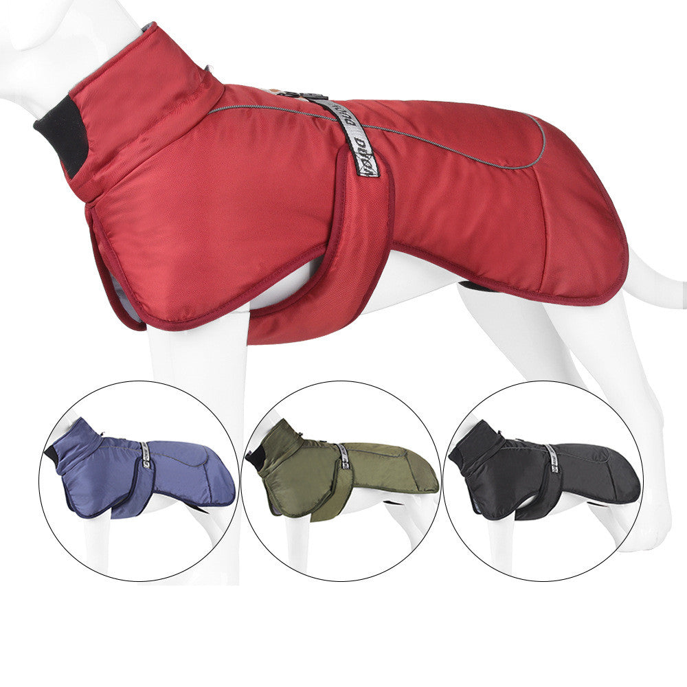 New Dog Clothes Cloak Style Thickened And Warm Pet Keeping Warming Clothes With Reflective Warmth Pet Supplies Pets Fashion