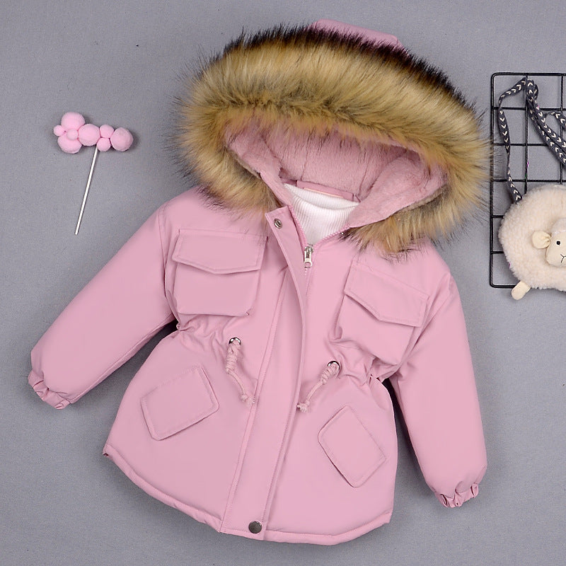 Children's Thick Winter Cotton-padded Jacket Pi-Mart