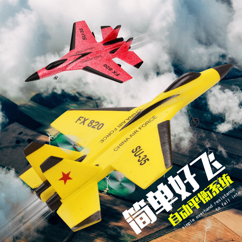 SU35 Remote Control AircraftFX820 remote control fighter fixed wing glide foam children's model airplane LuxuryLifeWay Online Store