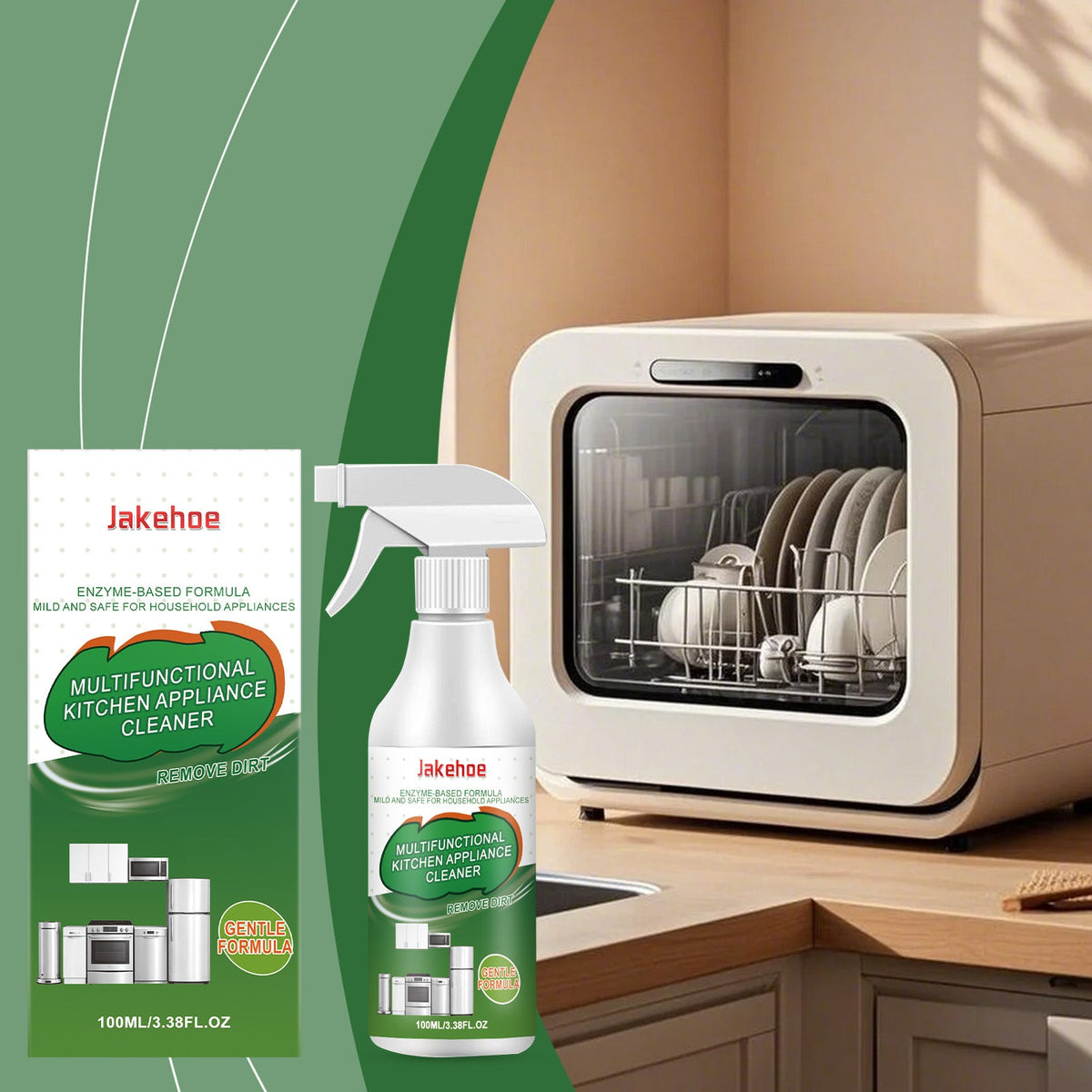 Kitchen Appliance Cleaner 1 0 0ml0-box Tri Light Beauty