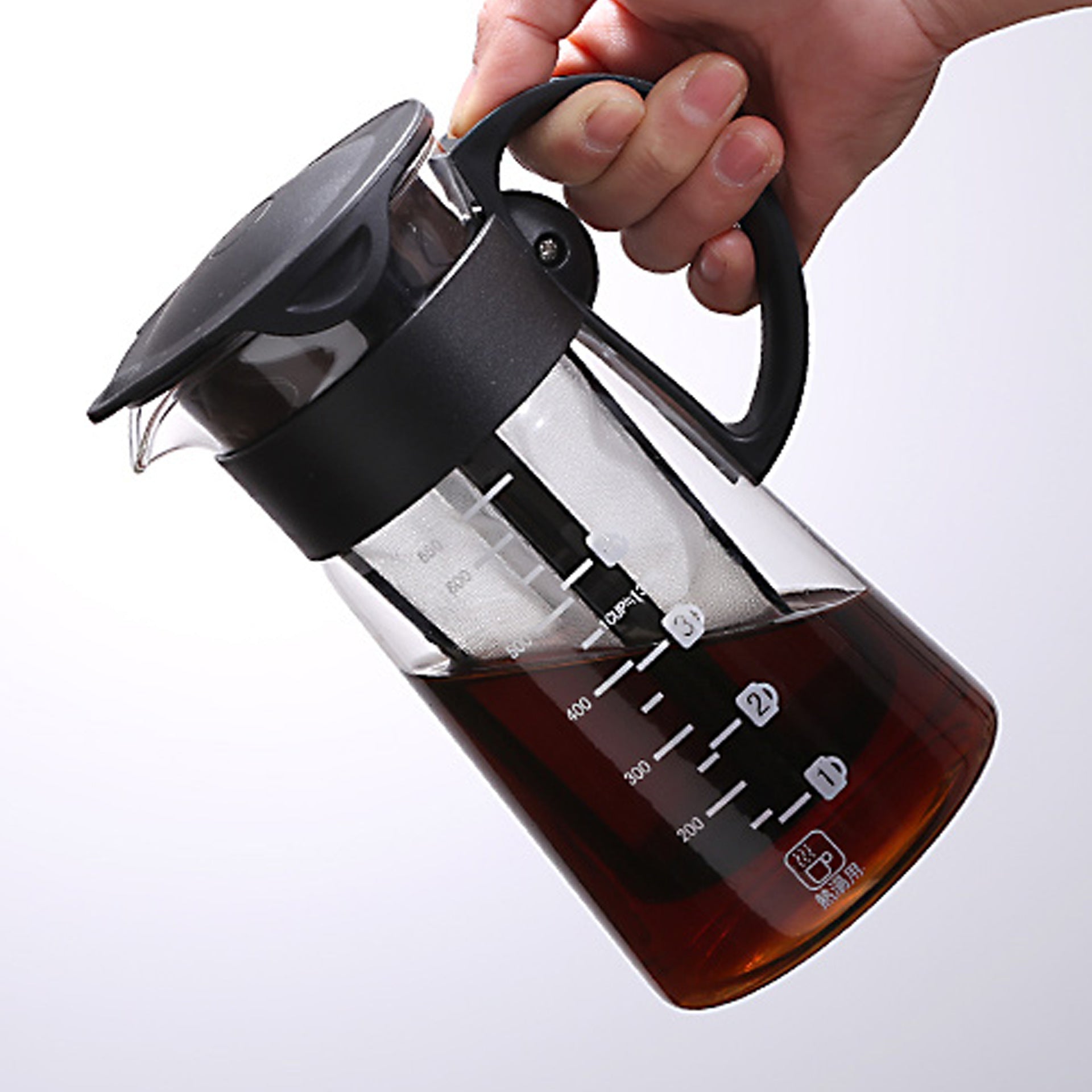 Lead Free High Borosilicate Glass Cold Water Kettle PearlNestDecor.com