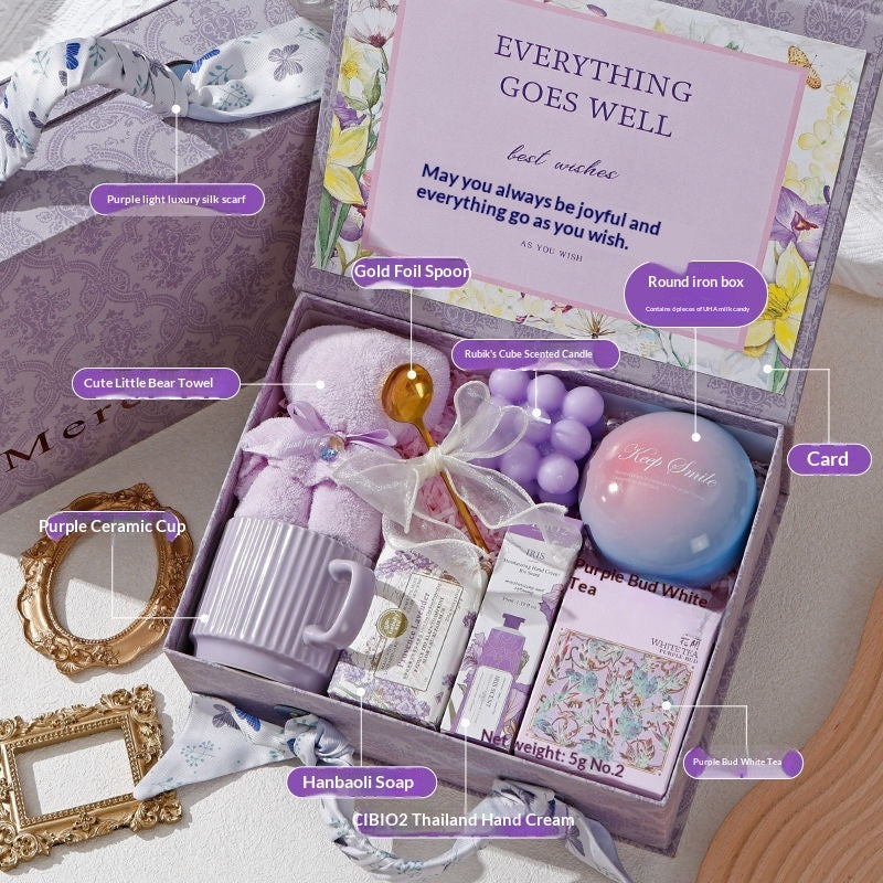 International Women's Day Gift Goddess Bridesmaid Wedding High-end Practical Birthday Gift Box Wedding Guest Gift LadyShow.Store