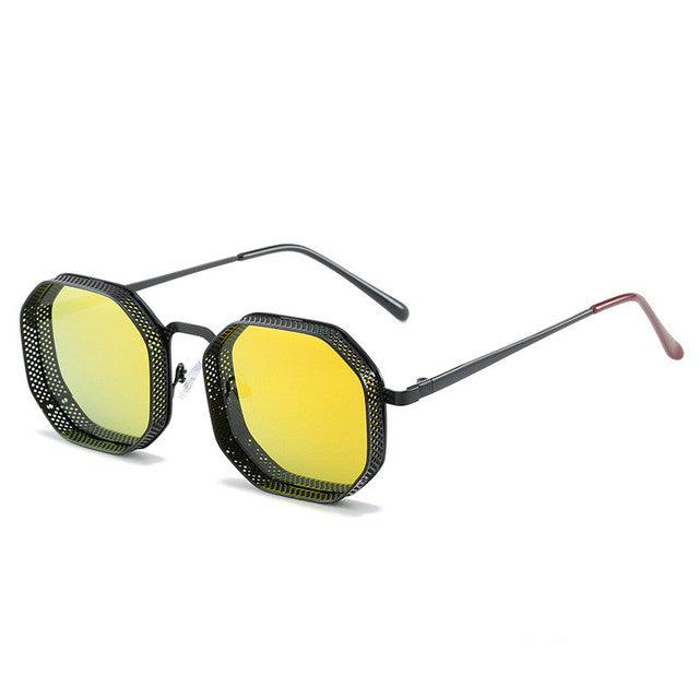 Polygon Hollow Frame Sun Glasses Pi-Mart