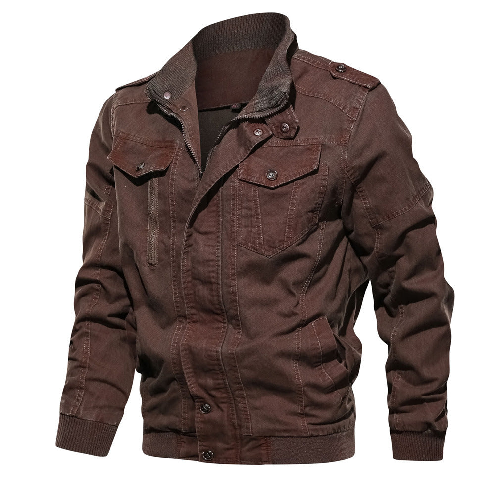 Retro Military Spring And Autumn Jacket Jacket Plus Size Best YouTube Store