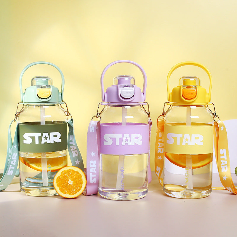 Large Capacity 1200ml Portable Outdoor Water Bottle LadyShow.Store