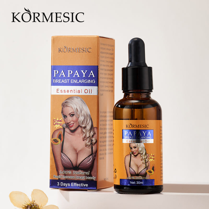KORMESIC Papaya Breast Enhancement Essential Oil 30ml Tri Light Beauty