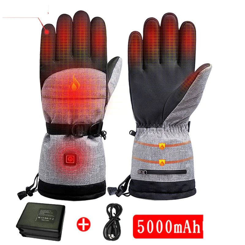 Heated Gloves with Adjustable Temperature