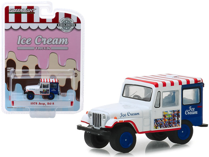 1975 Jeep DJ-5 Ice Cream Truck "Hobby Exclusive" 1/64 Diecast Model Car by Greenlight LuxuryLifeWay Online Store