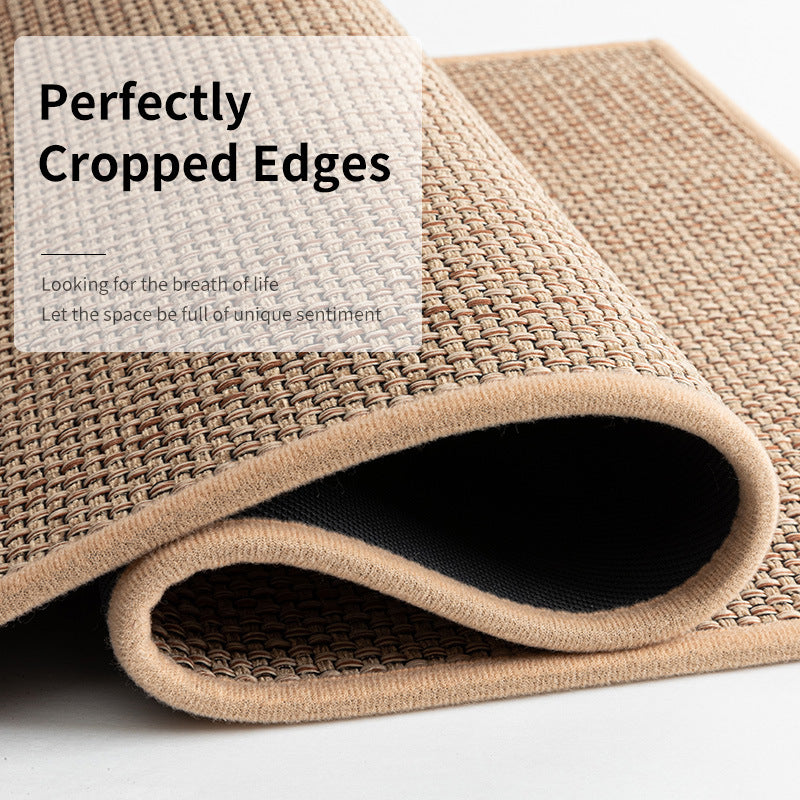 Linen Kitchen Floor Mat Non-slip Twill Kitchen Carpet PearlNestDecor.com
