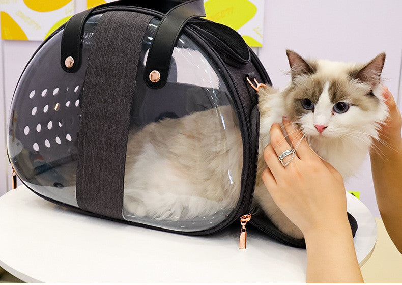 Double Fish Transparent Dog Bag Puppy Cat Cane Backpack Accessory Things Accessoires Bag Products Small Cage Pet Animal Seat Bed Double Fish Transparent Dog Bag Puppy Cat Cane Backpack Access Pets Fashion