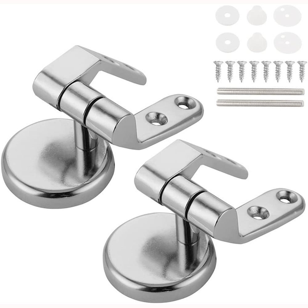 Bathroom Zinc Alloy Toilet Lid Hinge With Screw Accessories