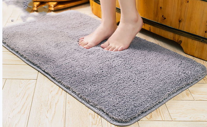 Bathroom absorbent thickened floor mat